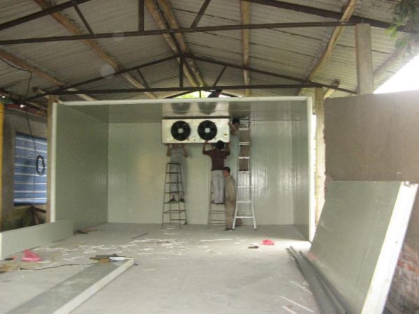 sửa chữa kho lạnh chợ đầu mối Hóc Môn