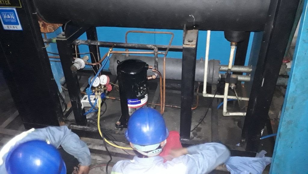 bơm gas kho lạnh công nghiệp